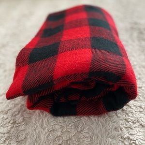 GoodThreads: Red and Black Flannel Poncho/Wrap